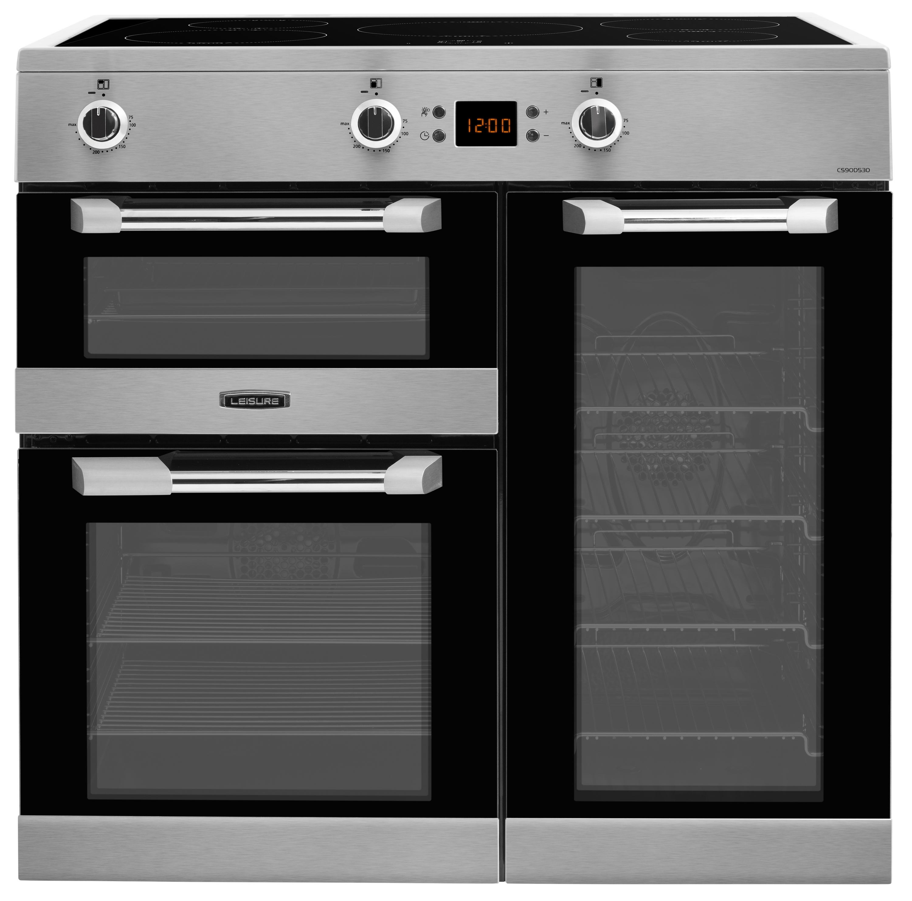 Leisure CS90D530X Cuisinemaster 90cm Induction Range Cooker in Stainless Steel thumbnail image