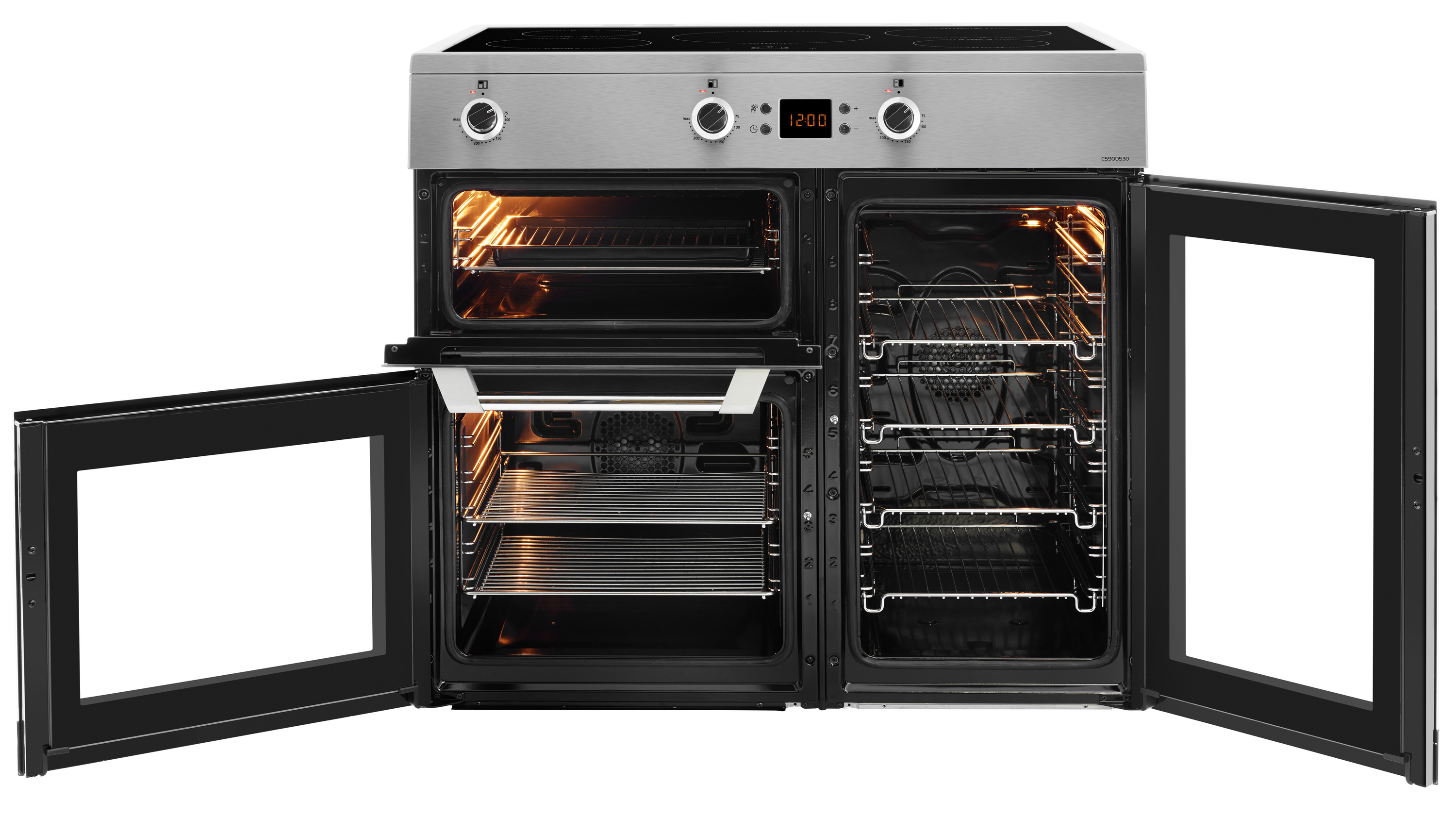 Leisure CS90D530X Cuisinemaster 90cm Induction Range Cooker in Stainless Steel thumbnail image