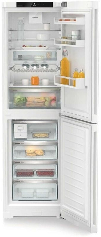 Liebherr Plus CNc5724 202cm 50/50 Frost Free Fridge Freezer - White - C Rated thumbnail image