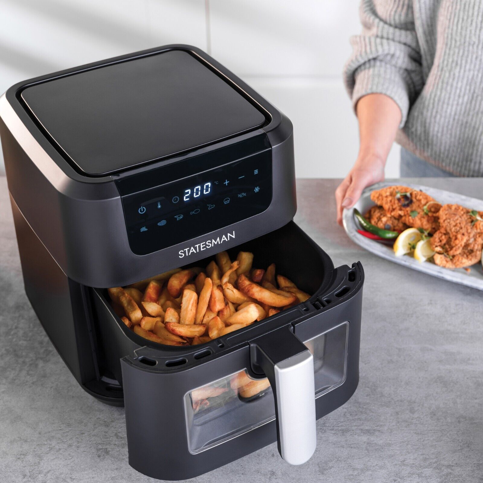 Statesman SKAF05015BK 5L Air Fryer thumbnail image