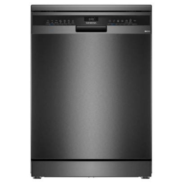 Siemens iQ300 SN23EC03ME Freestanding Dishwasher, Black Steel thumbnail image