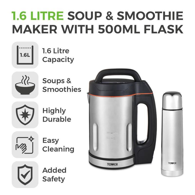 Tower T12055BF 1.6L Soup Maker thumbnail image