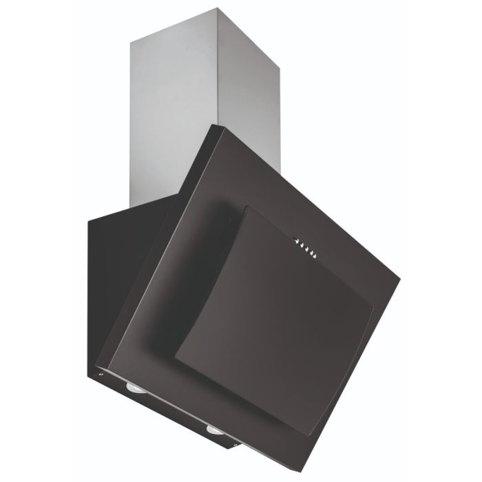 Culina UBLCHH60 60cm Angled Glass Chimney Hood in Black thumbnail image