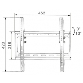 TTAP TTD404T1 Up To 55" Tilt TV Bracket