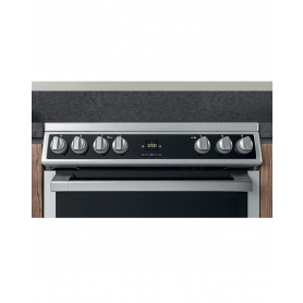Hotpoint HDT67V9H2CX Ceramic Electric Cooker with Double Oven - 2