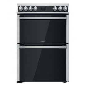 Hotpoint HDT67V9H2CX Ceramic Electric Cooker with Double Oven